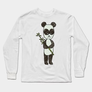 Bambú panda Long Sleeve T-Shirt